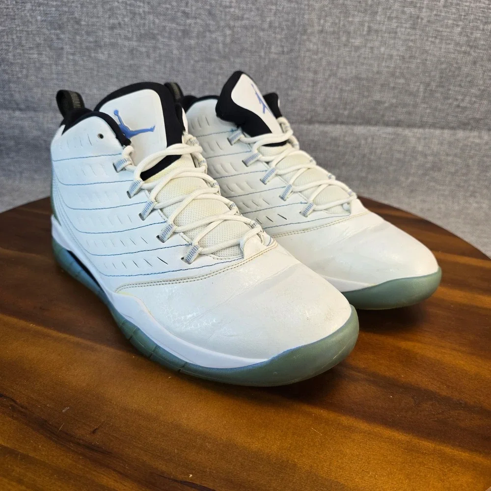 Jordan Velocity White Legend Blue Basketball Shoes 688975-117 Mens Size 11